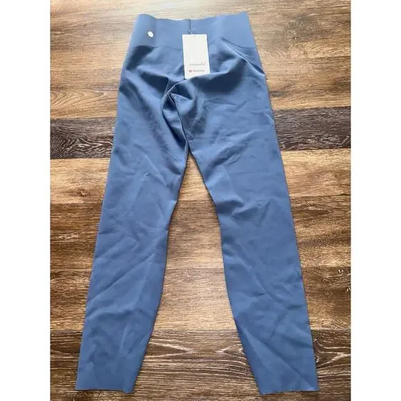 Lululemon Glow Up Tight High Rise 25” Washed Denim Size 8 NWT
